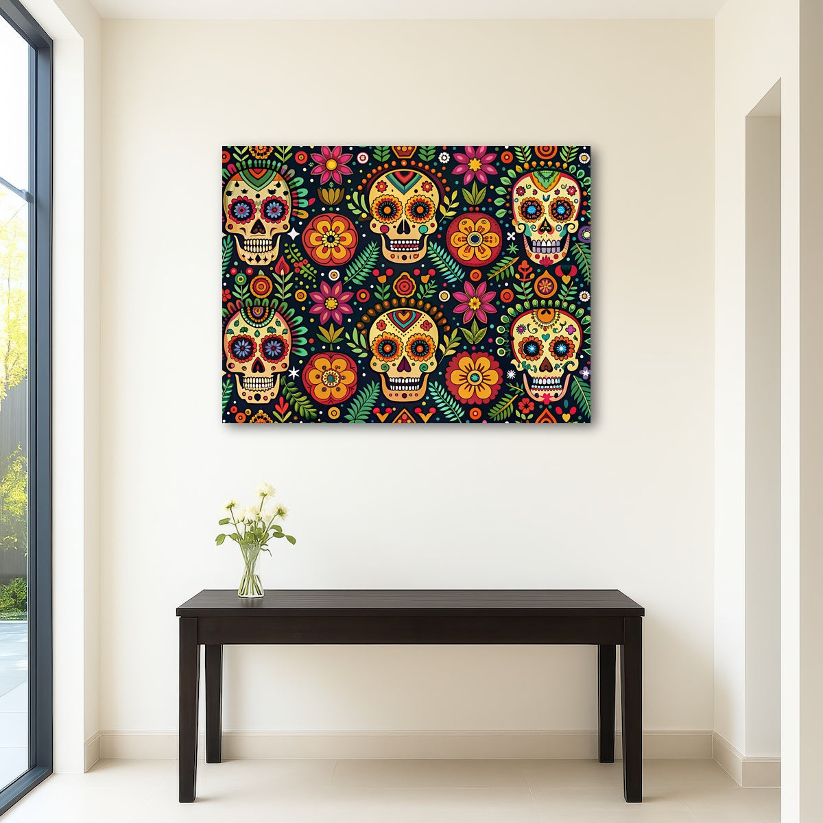 AUTO-MOCKUP ROOM | Mexican ethnic pattern