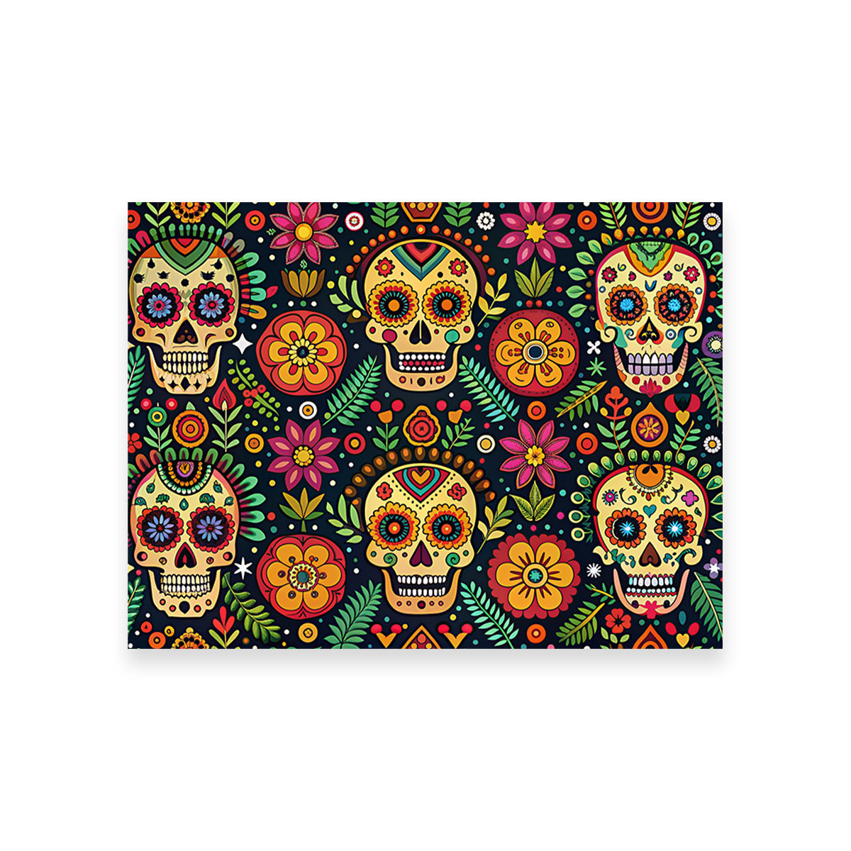 Mexican ethnic pattern Wall Art