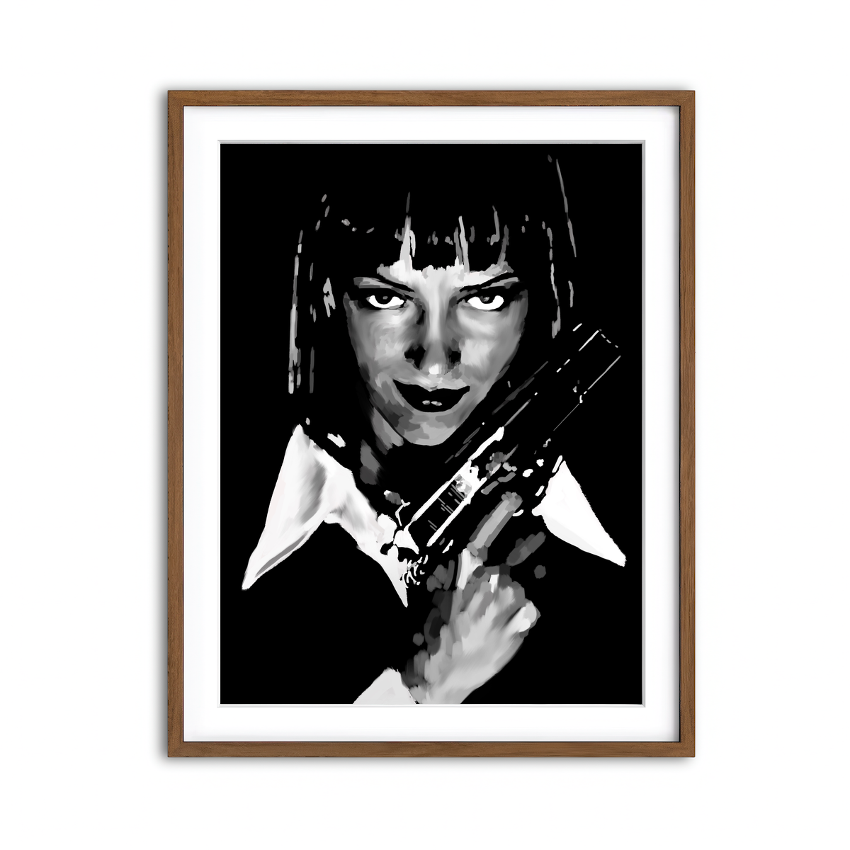 Framed Print 3x4 Walnut