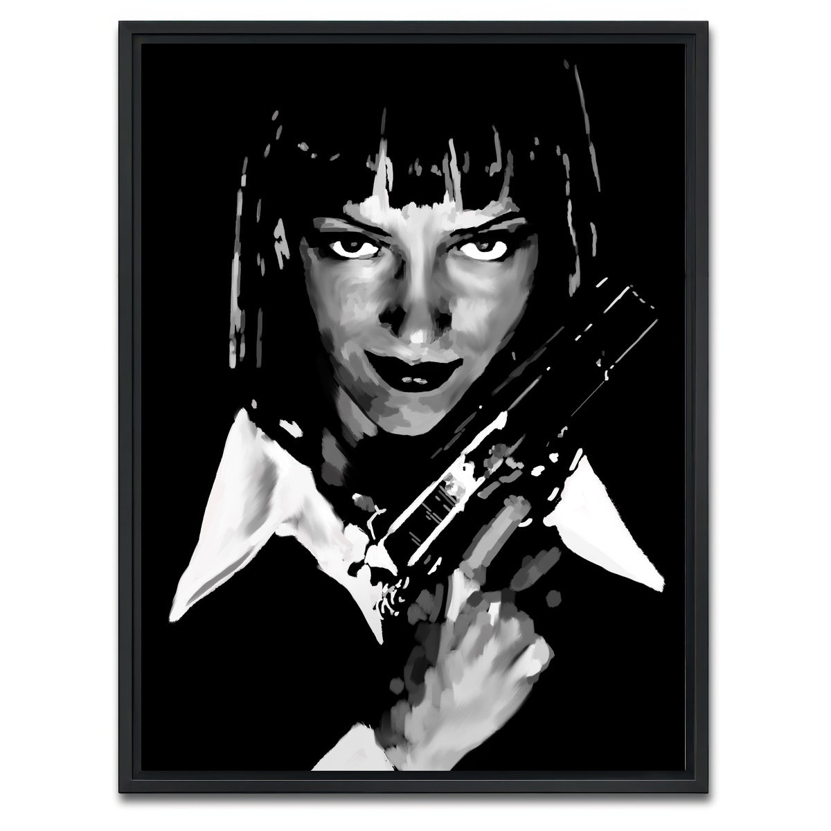 AUTO-MOCKUP WHITE | Mia Noir | 1 Piece | Black Framed Canvas | group=3x4