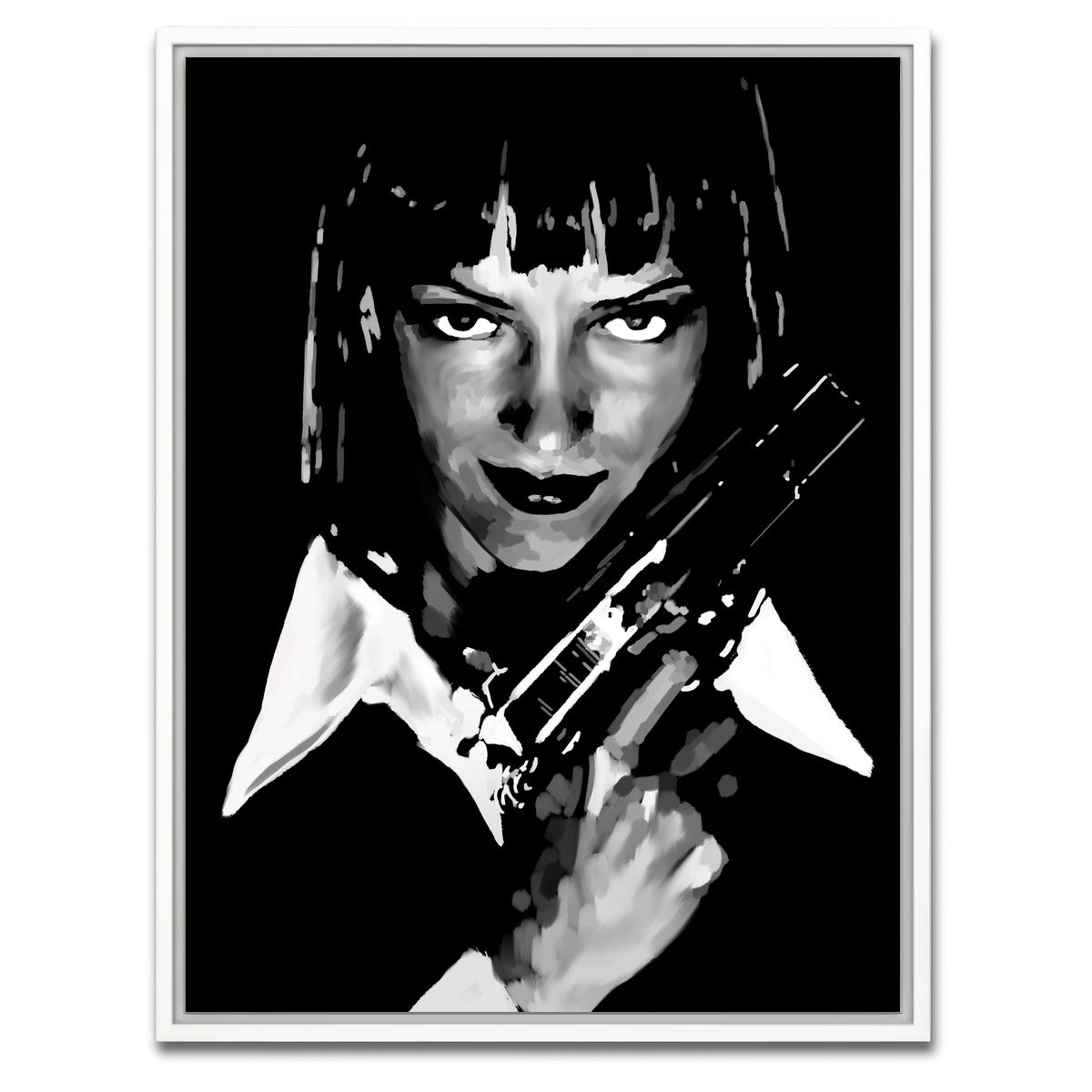 AUTO-MOCKUP WHITE | Mia Noir | 1 Piece | White Framed Canvas | group=3x4