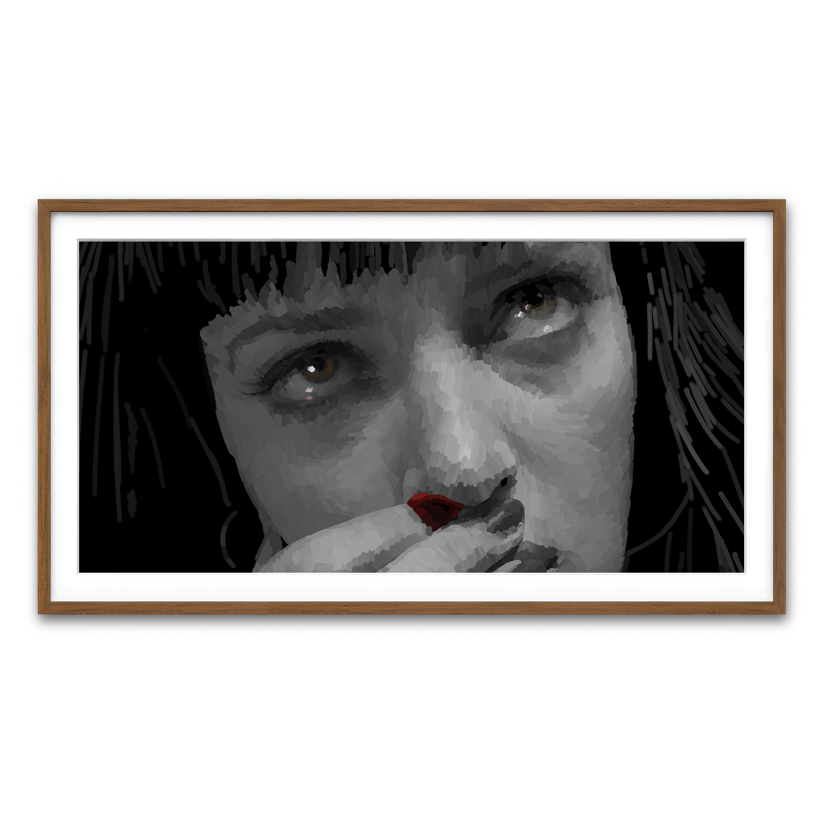 Framed Print 2x1 Walnut