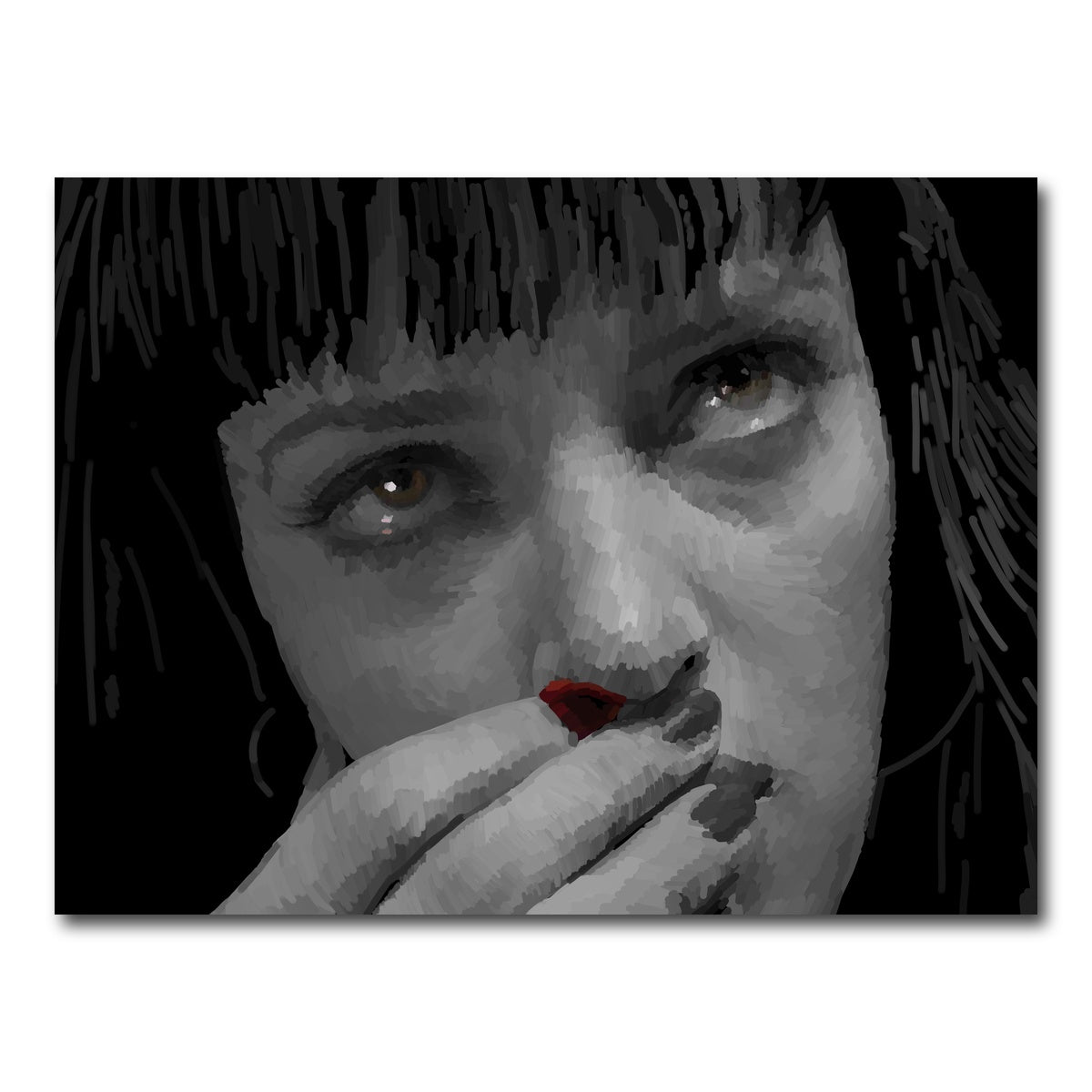 AUTO-MOCKUP WHITE | Mia Red | 1 Piece | Gallery Wrap Canvas | group=4x3