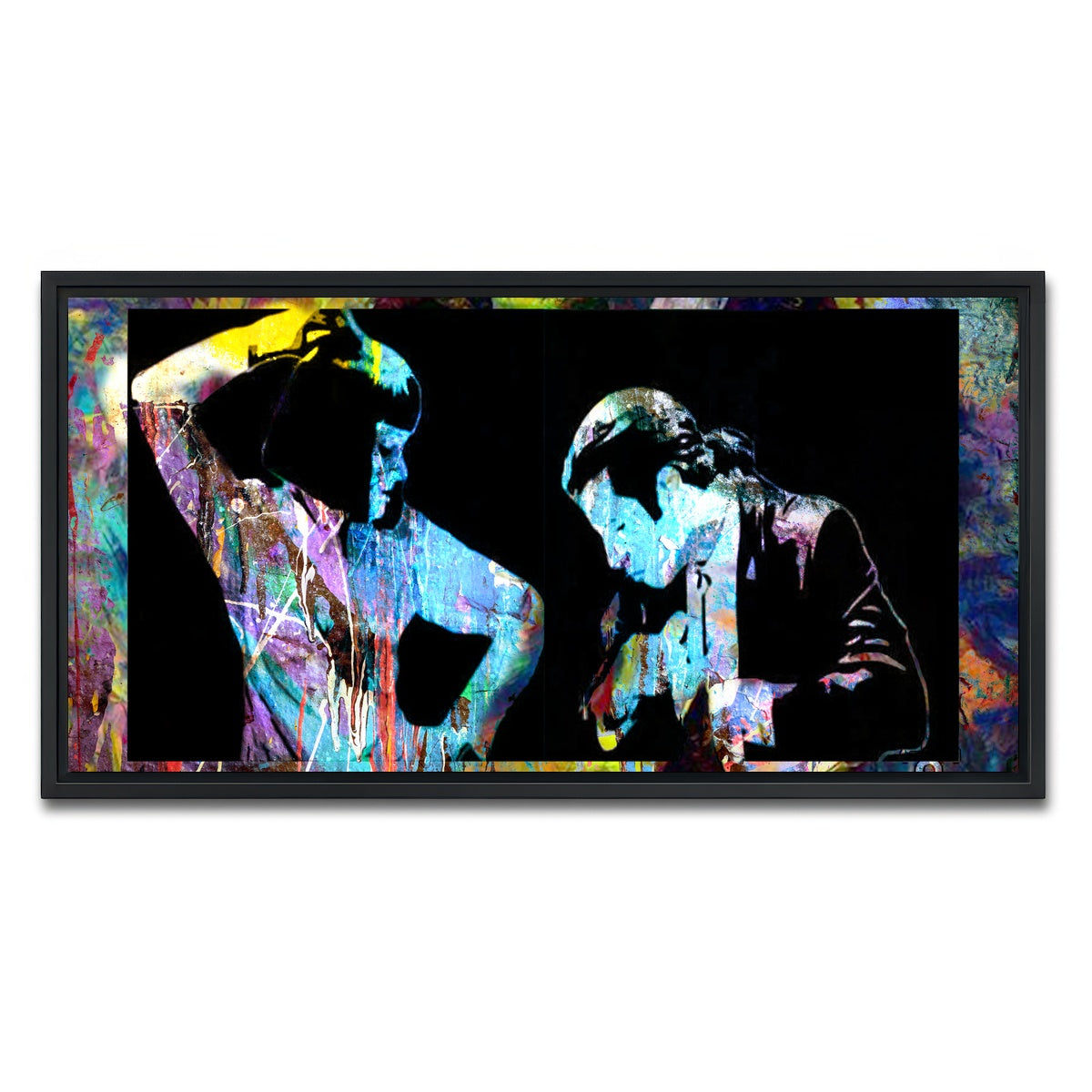 AUTO-MOCKUP WHITE | Mia & Vega | 1 Piece | Black Framed Canvas | group=2x1