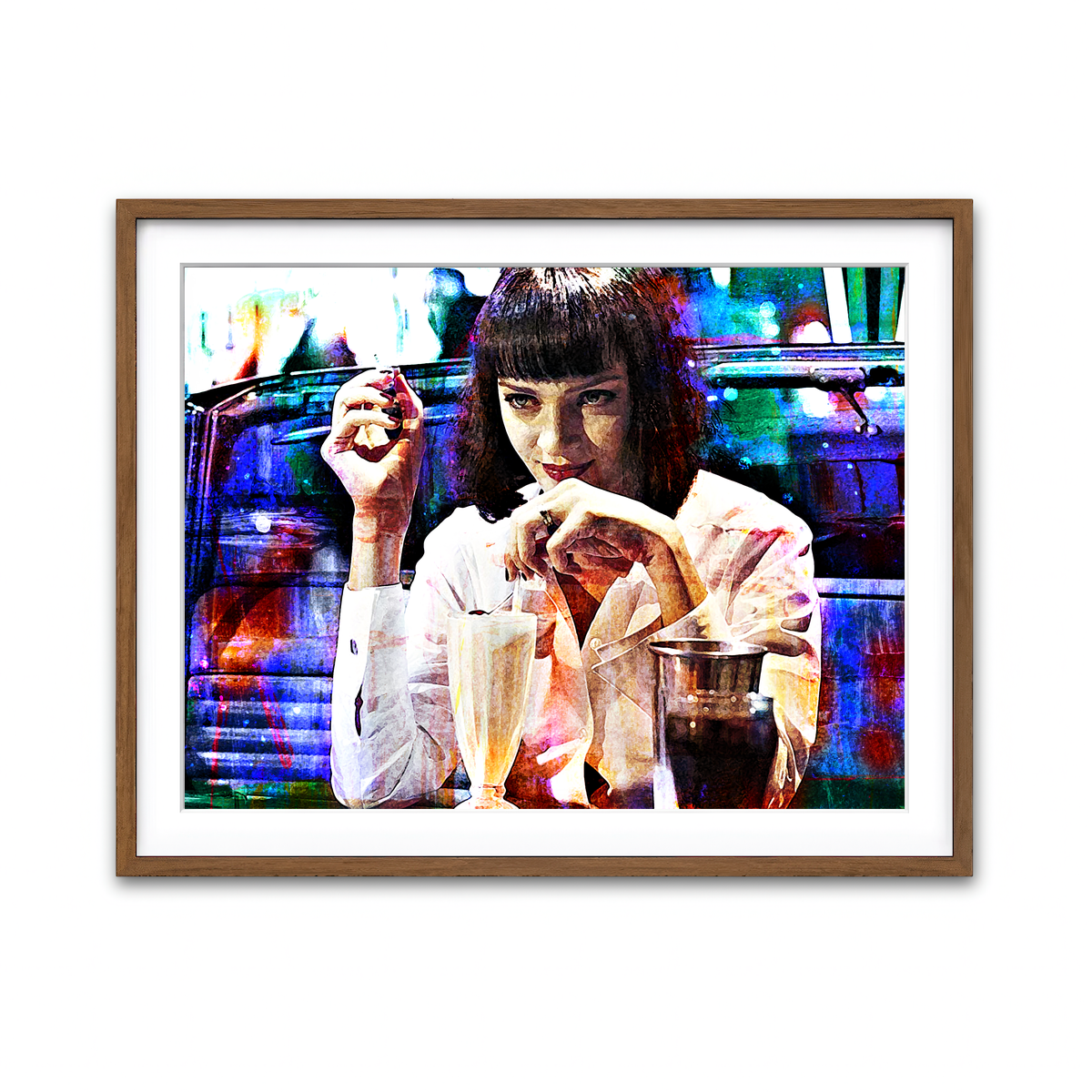 Framed Print 4x3 Walnut