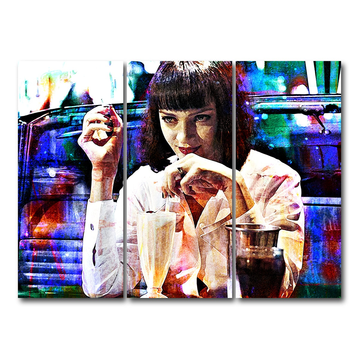 AUTO-MOCKUP WHITE | Mia's Milkshake | 3 Piece | Gallery Wrap Canvas | group=8x18