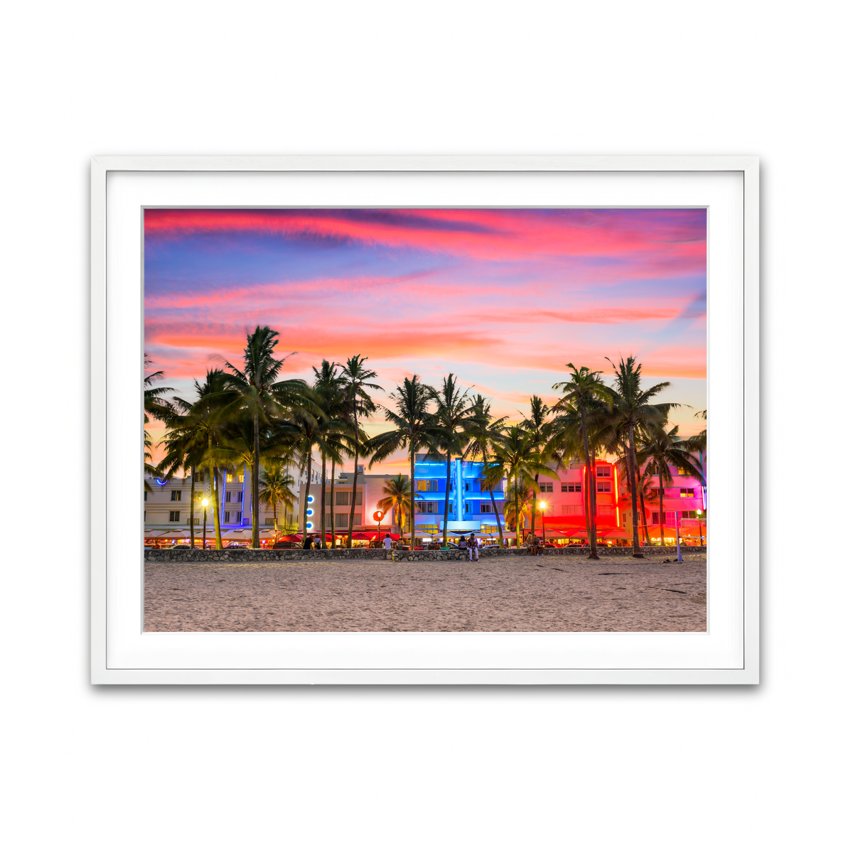 Framed Print 4x3 White