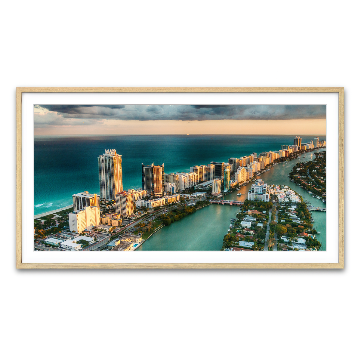 Framed Print 2x1 Natural