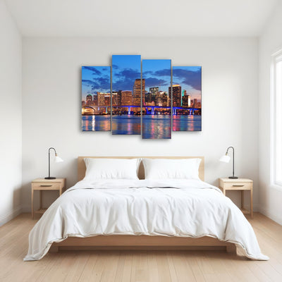 AUTO-MOCKUP ROOM | Miami Night Skyline