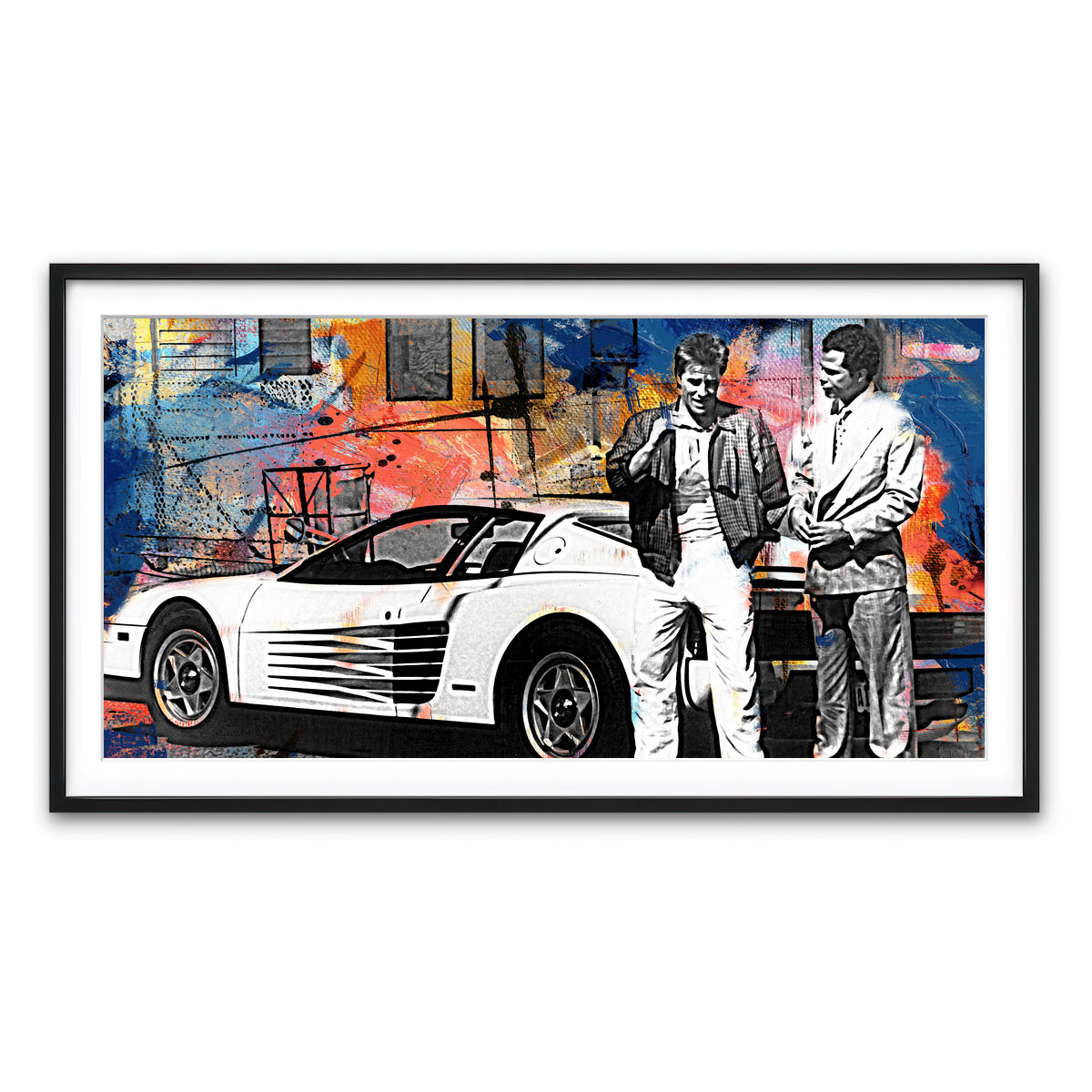 Framed Print 2x1 Black