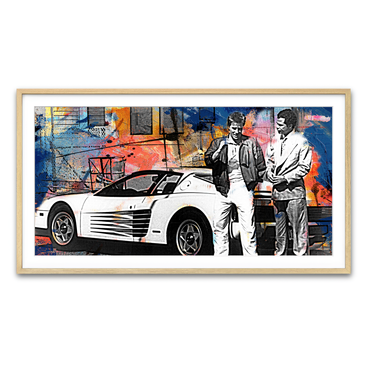 Framed Print 2x1 Natural