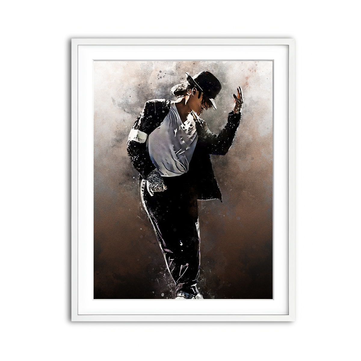 Framed Print 3x4 White