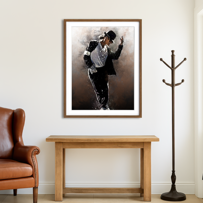 AUTO-MOCKUP ROOM | Michael Jackson Painting Wall Art