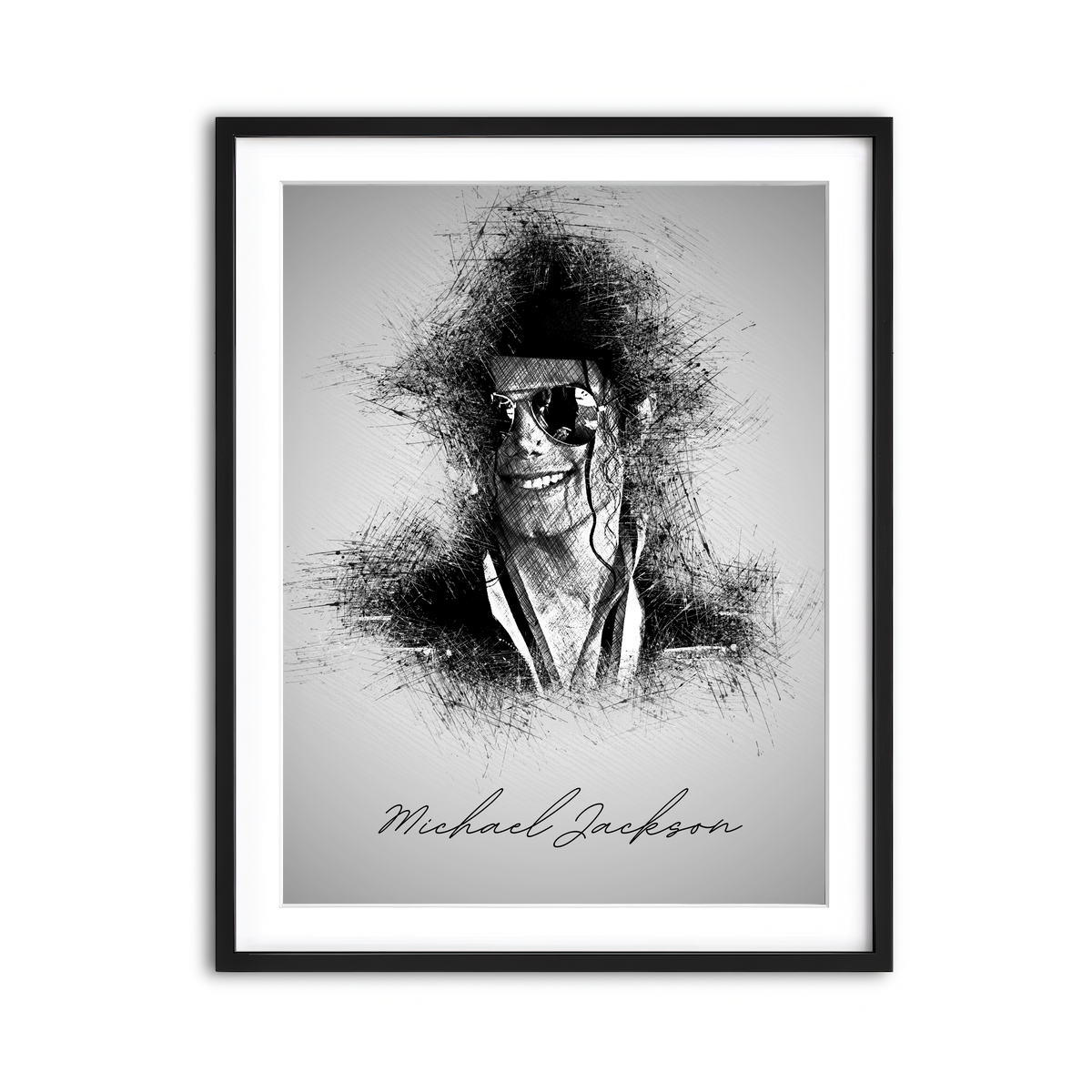 Framed Print 3x4 Black