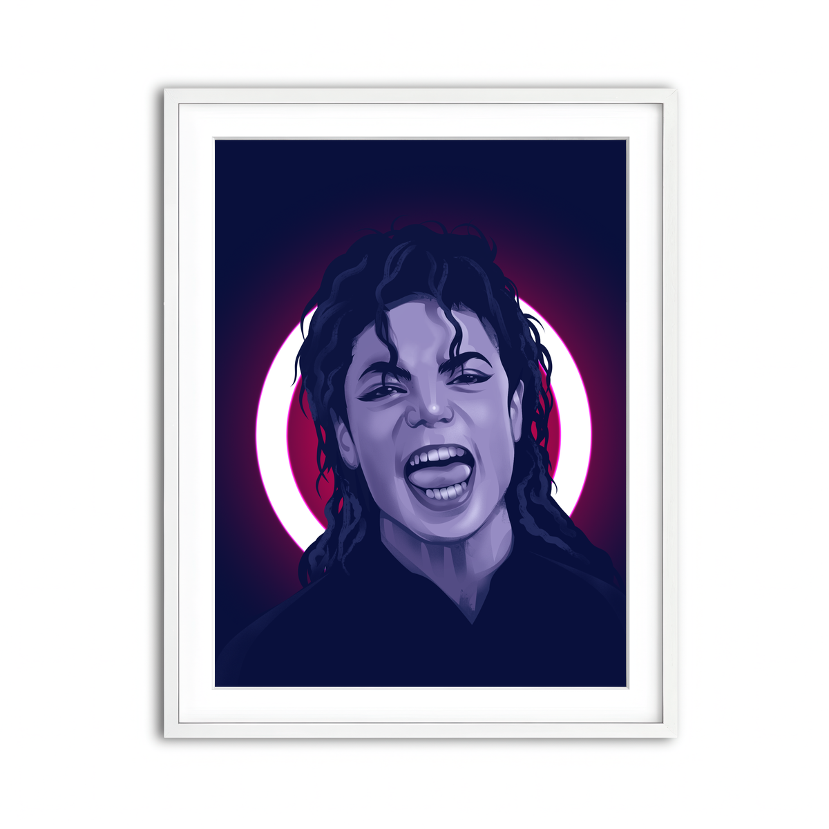 Framed Print 3x4 White