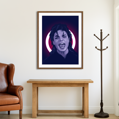 AUTO-MOCKUP ROOM | Michael Jackson Wall Art
