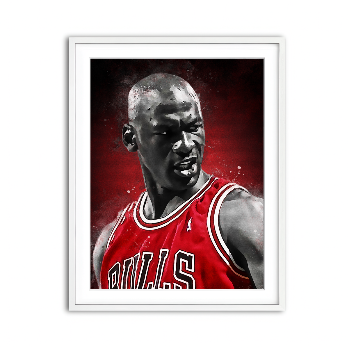 Framed Print 3x4 White