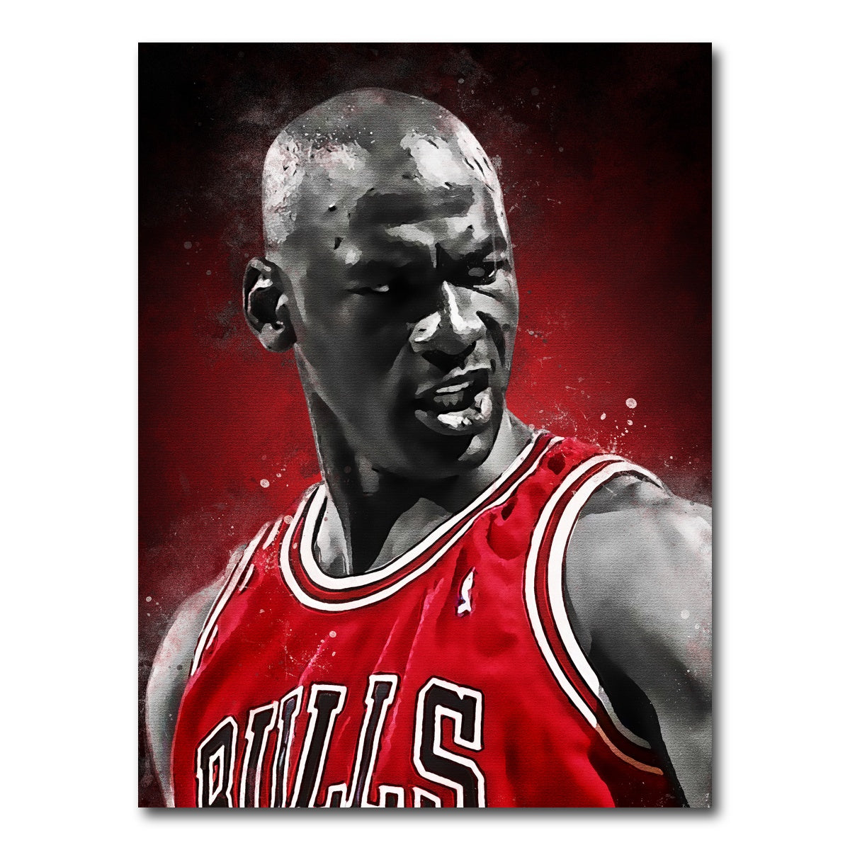 AUTO-MOCKUP WHITE | Michael Jordan Painting | 1 Piece | Gallery Wrap Canvas | group=3x4