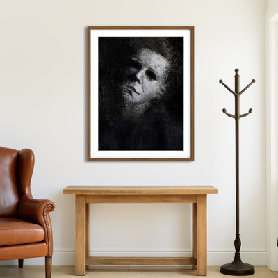 AUTO-MOCKUP ROOM | Michael Myers Wall Art