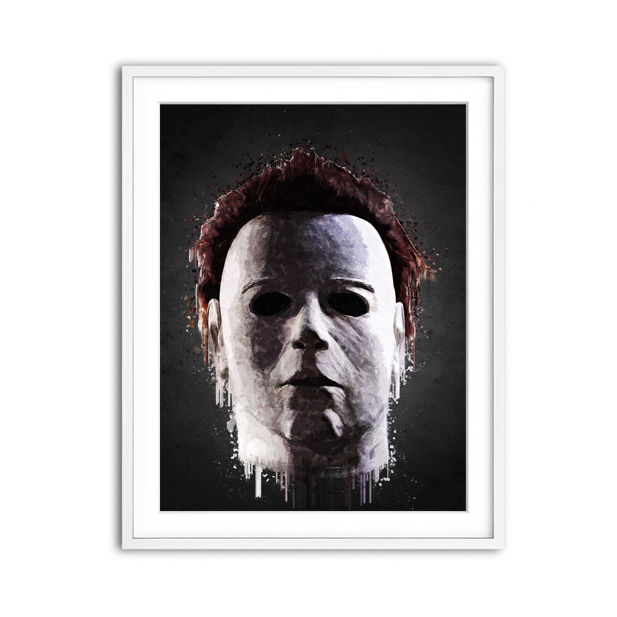 Framed Print 3x4 White