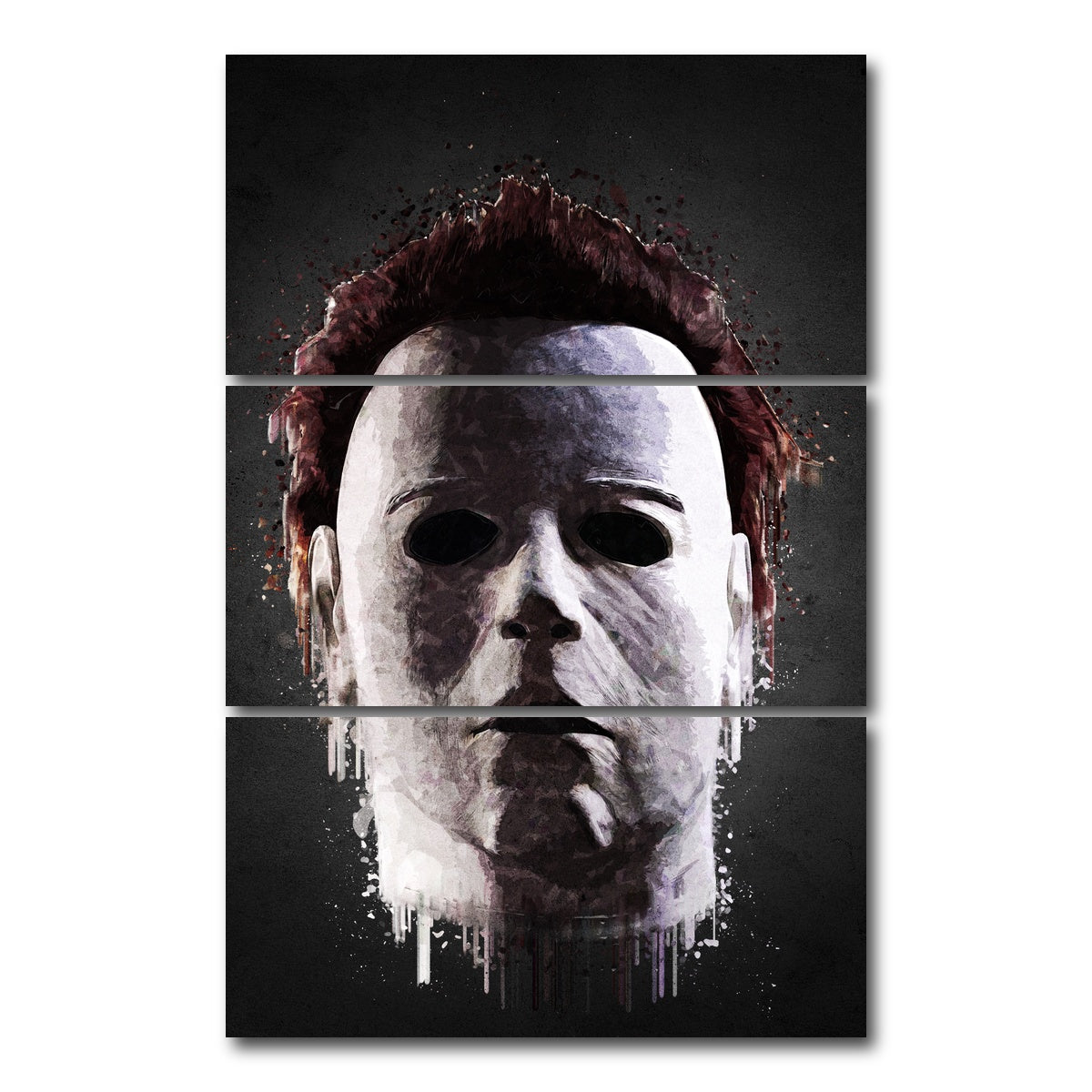 AUTO-MOCKUP WHITE | Michael Portrait | 3 Piece | Gallery Wrap Canvas | group=12x24_stacked