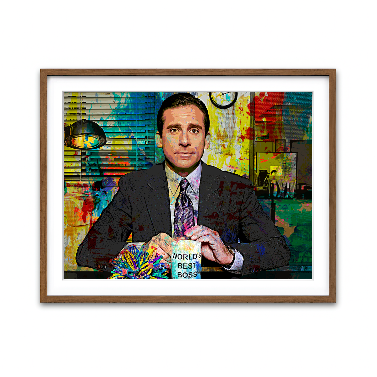 Framed Print 4x3 Walnut