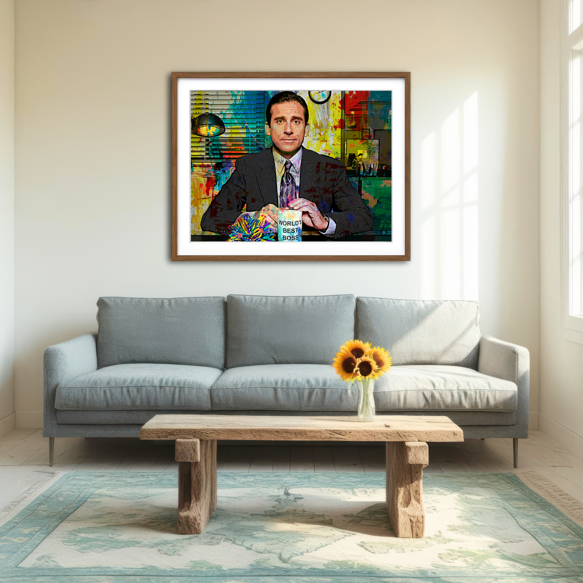 AUTO-MOCKUP ROOM | Michael Scott Wall Art
