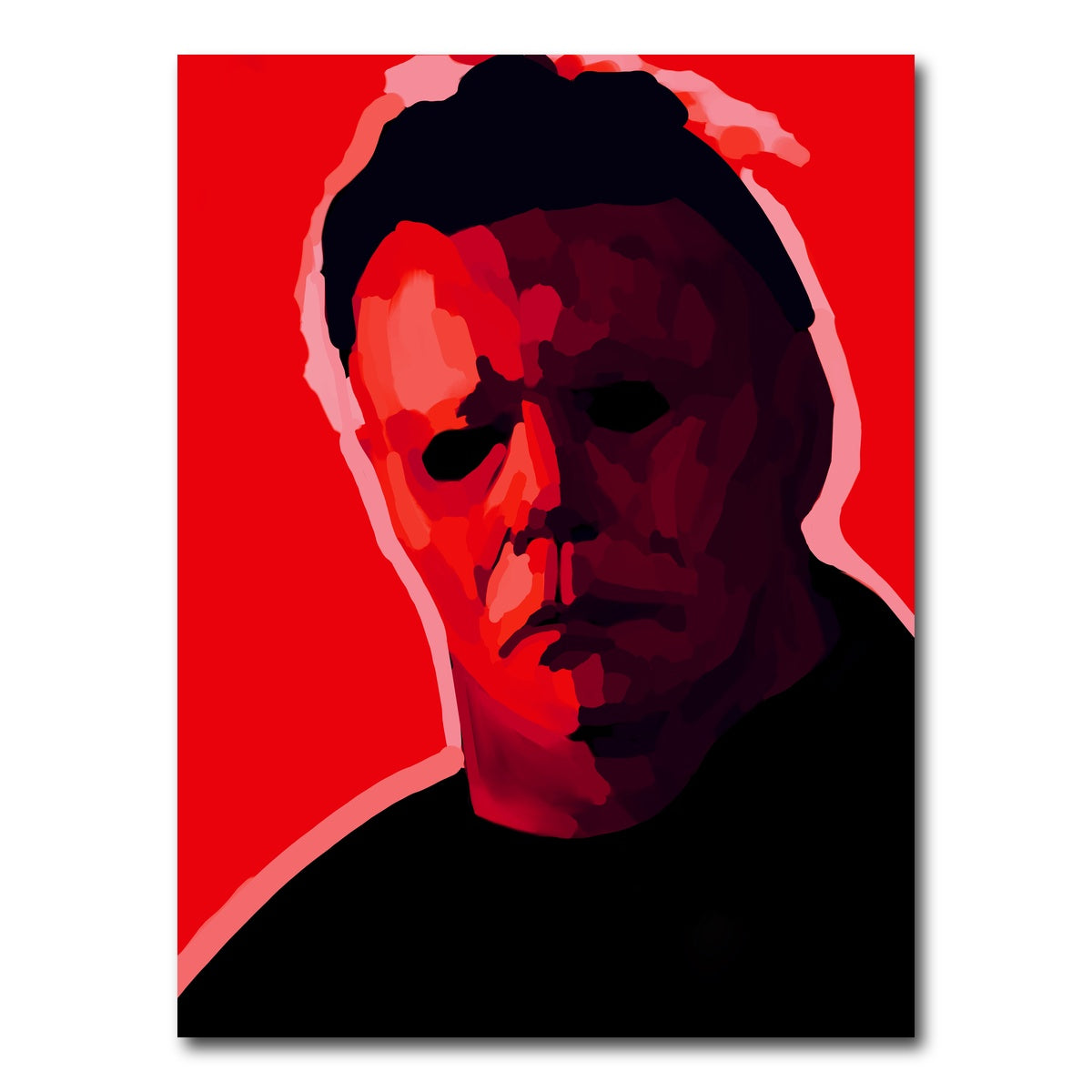 AUTO-MOCKUP WHITE | Michael in Red | 1 Piece | Gallery Wrap Canvas | group=3x4