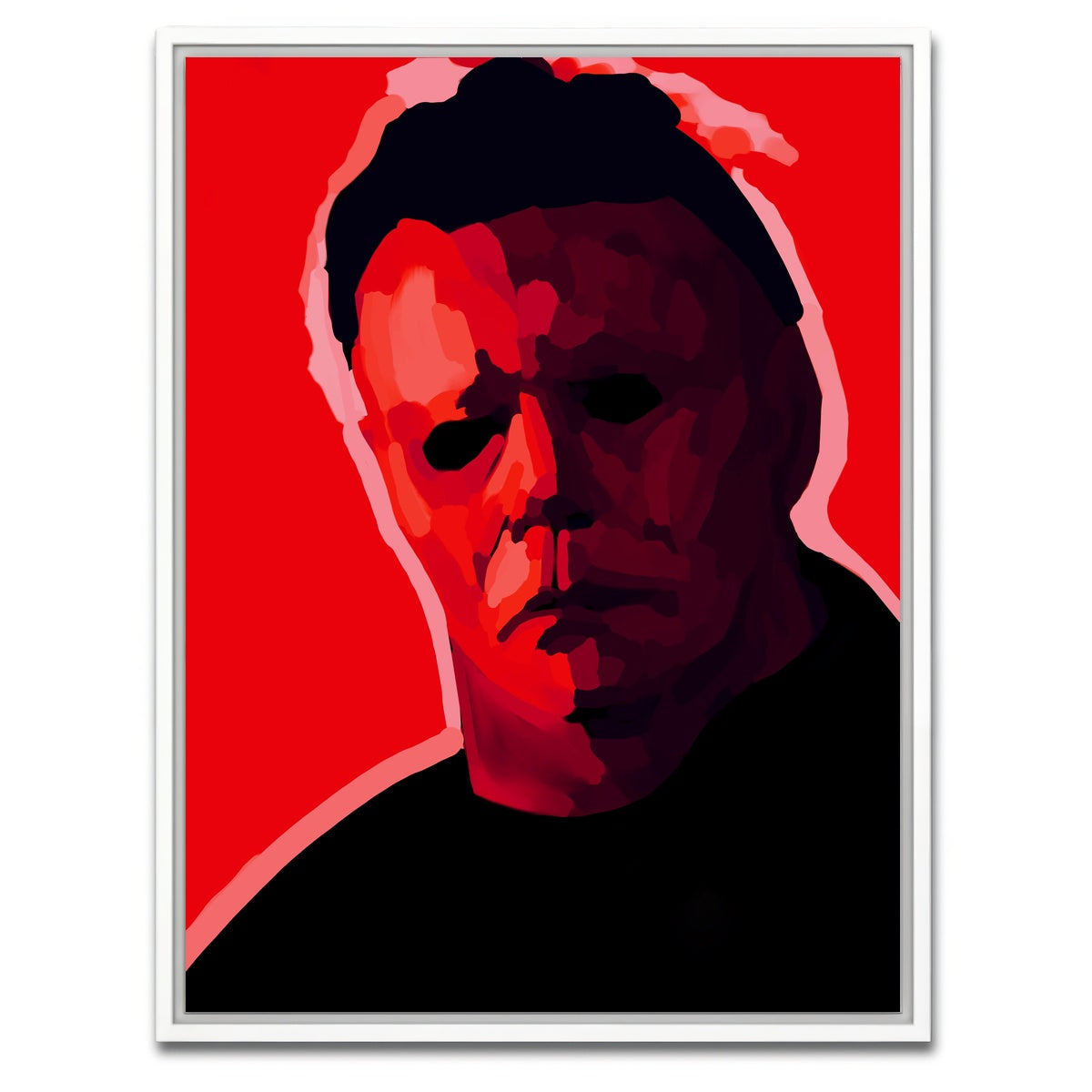 AUTO-MOCKUP WHITE | Michael in Red | 1 Piece | White Framed Canvas | group=3x4