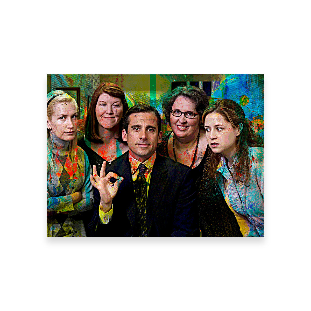 Michael & The Office Ladies Wall Art