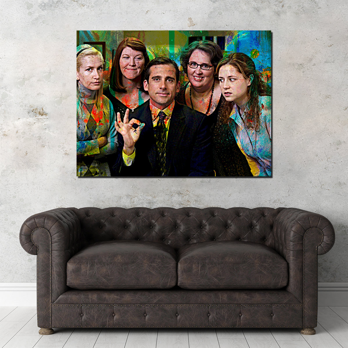 Michael & The Office Ladies Wall Art