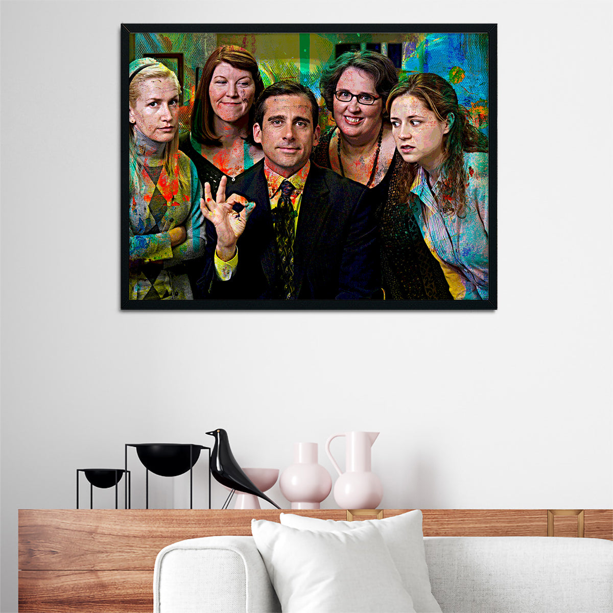 Michael & The Office Ladies Wall Art