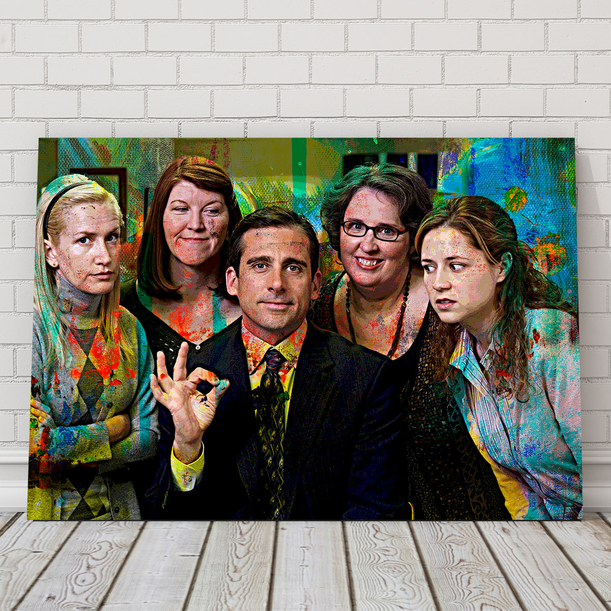 Michael & The Office Ladies Wall Art