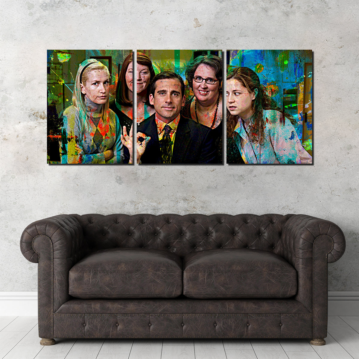Michael & The Office Ladies Wall Art