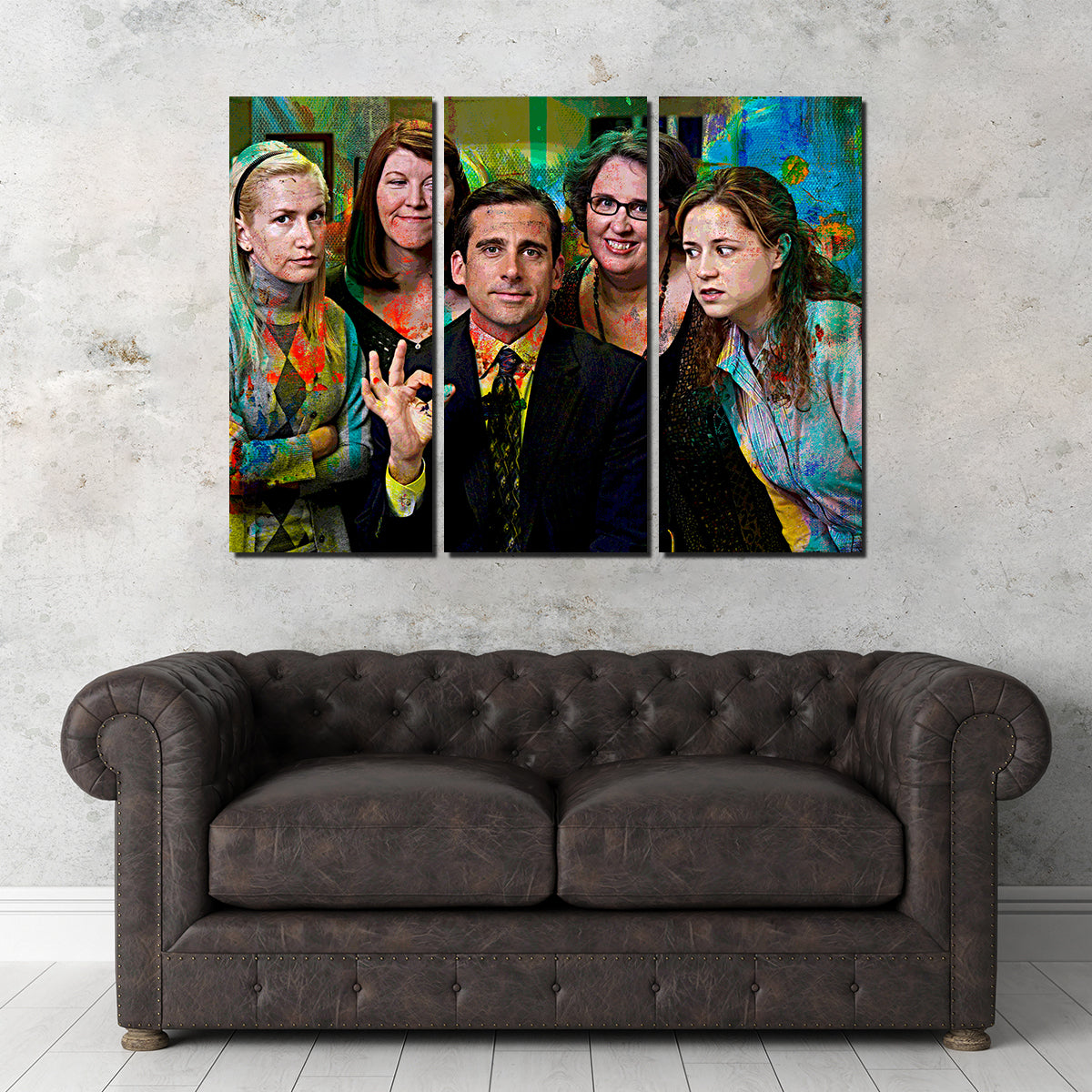 Michael & The Office Ladies Wall Art