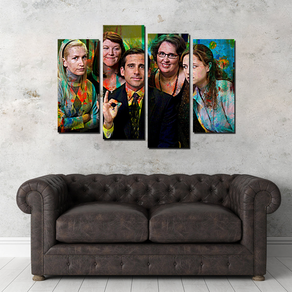 Michael & The Office Ladies Wall Art