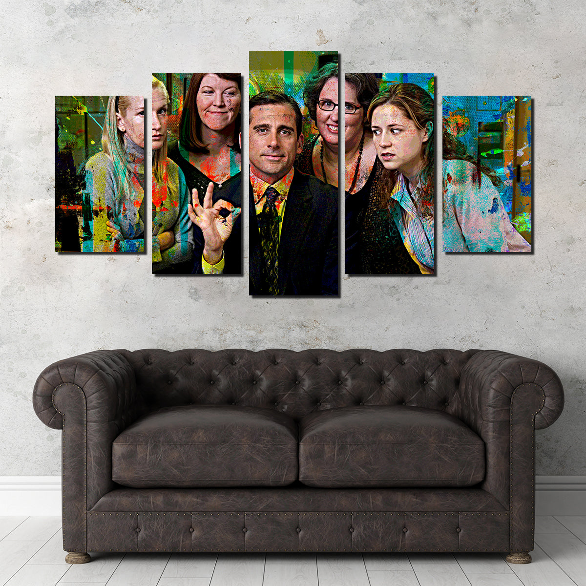 Michael & The Office Ladies Wall Art