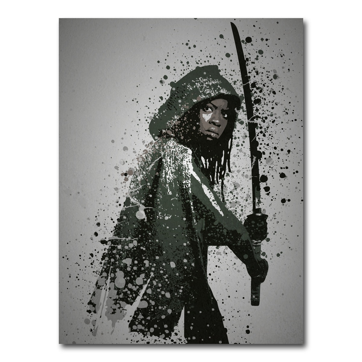 AUTO-MOCKUP WHITE | Michonne | 1 Piece | Gallery Wrap Canvas | group=3x4