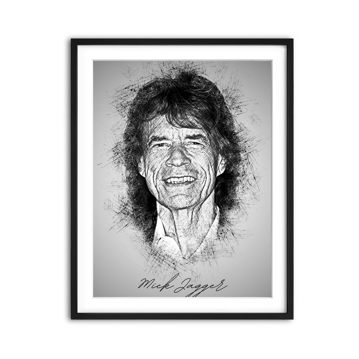 Framed Print 3x4 Black