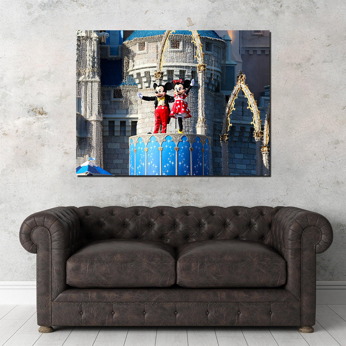 Mickey & Minnie Disney World Wall Art