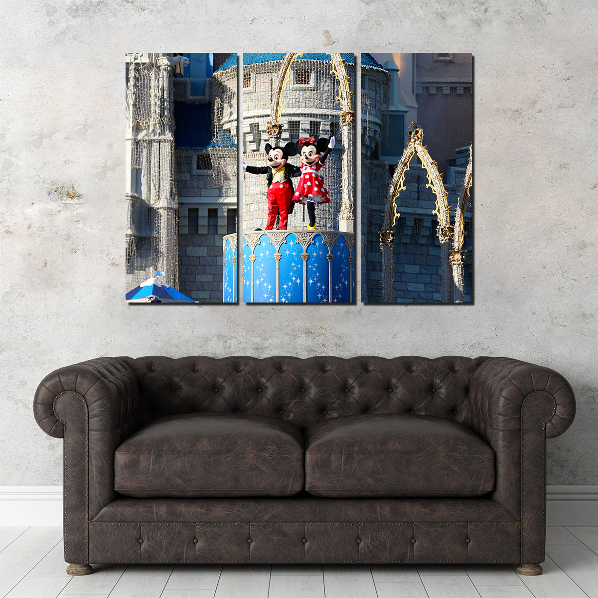 Mickey & Minnie Disney World Wall Art