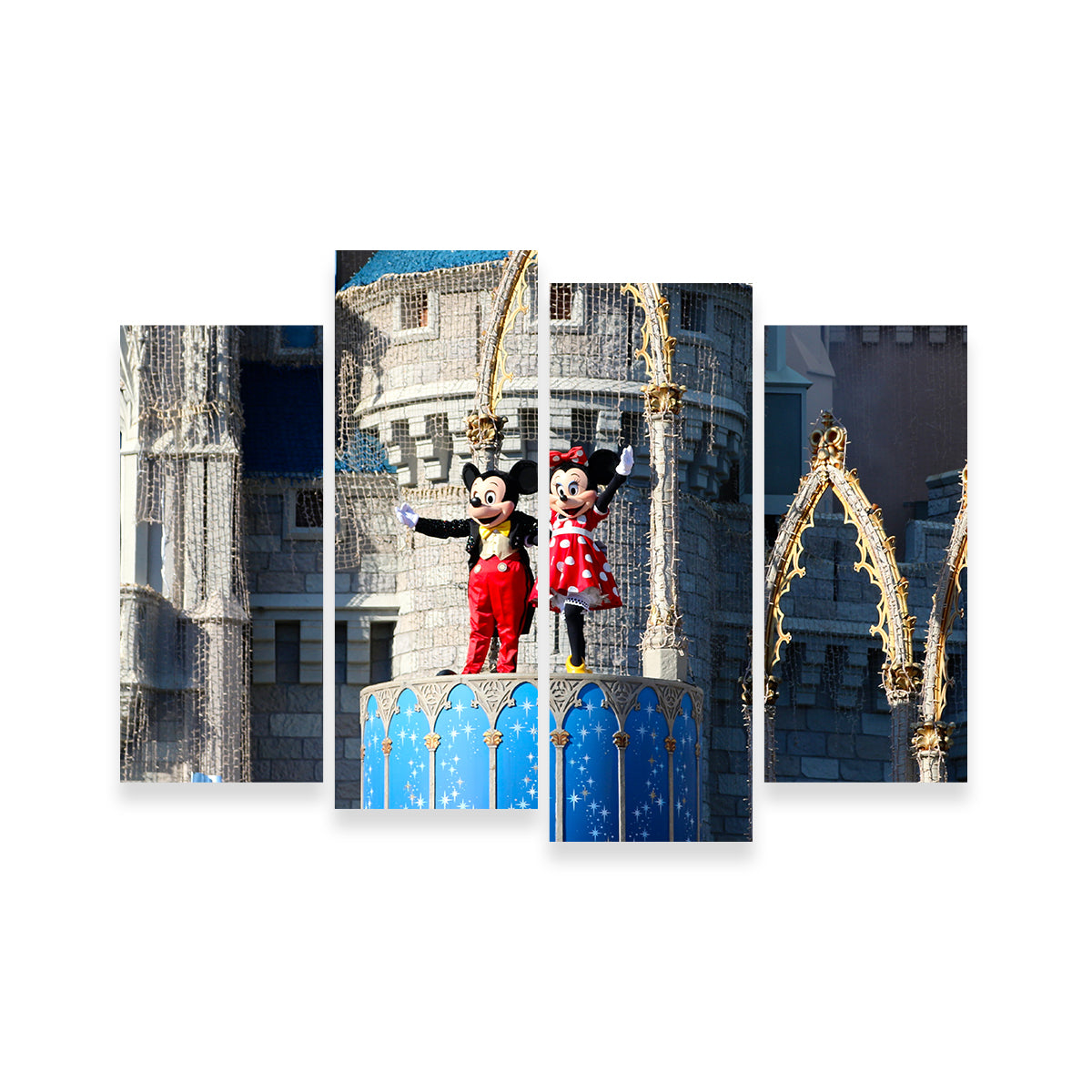 Mickey & Minnie Disney World Wall Art