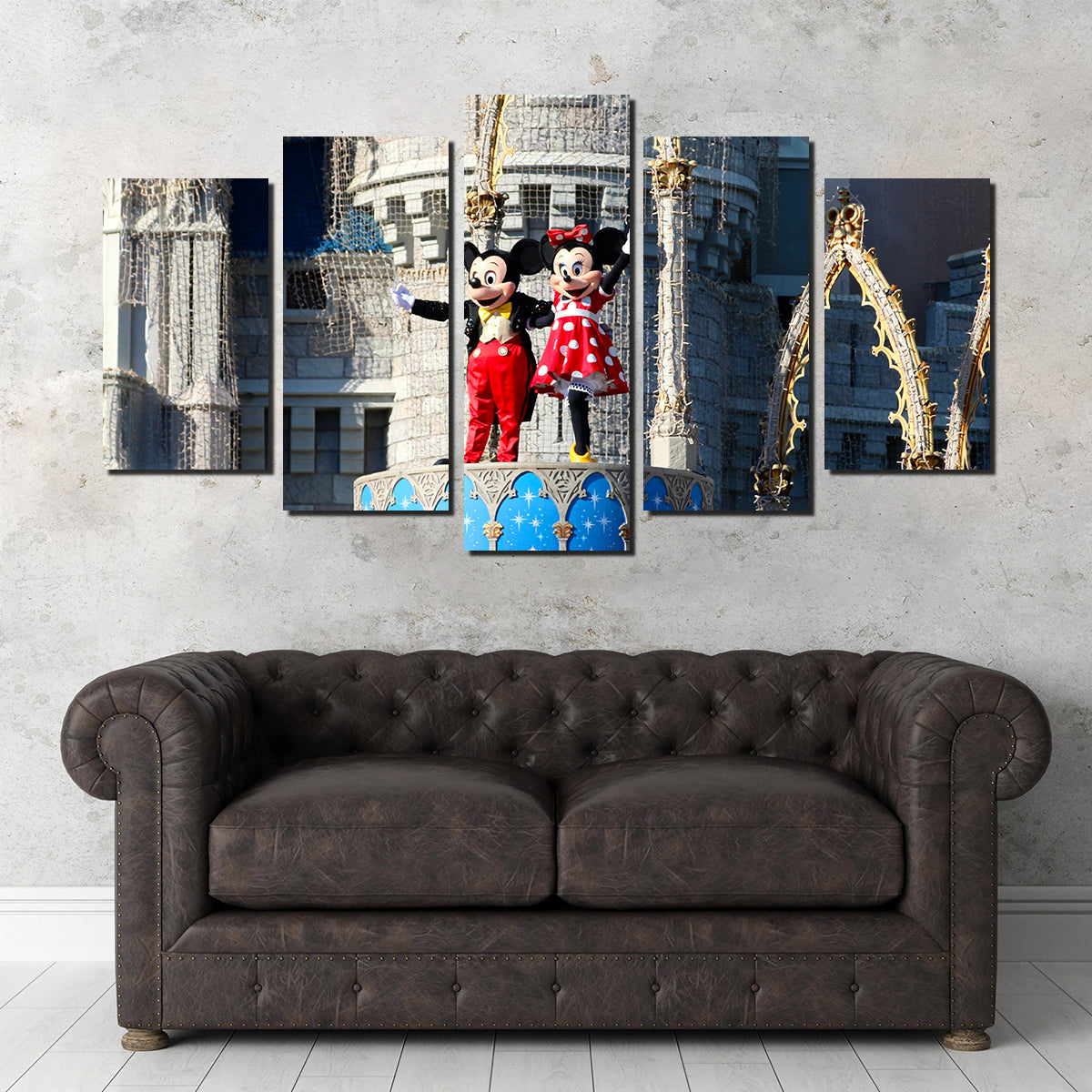 Mickey & Minnie Disney World Wall Art