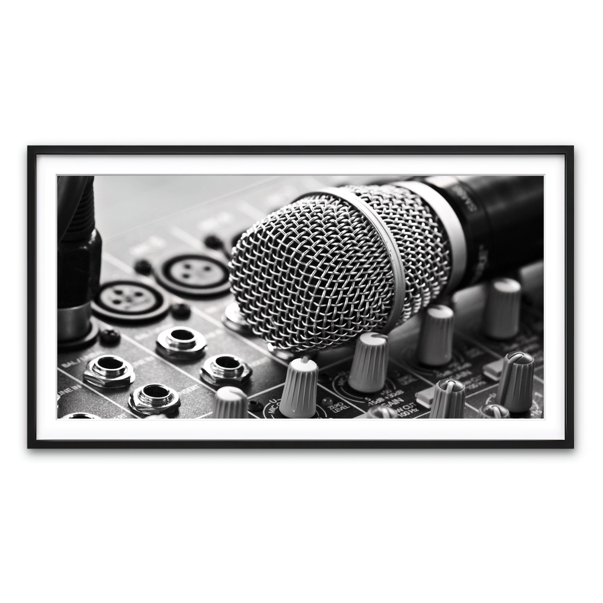 Framed Print 2x1 Black