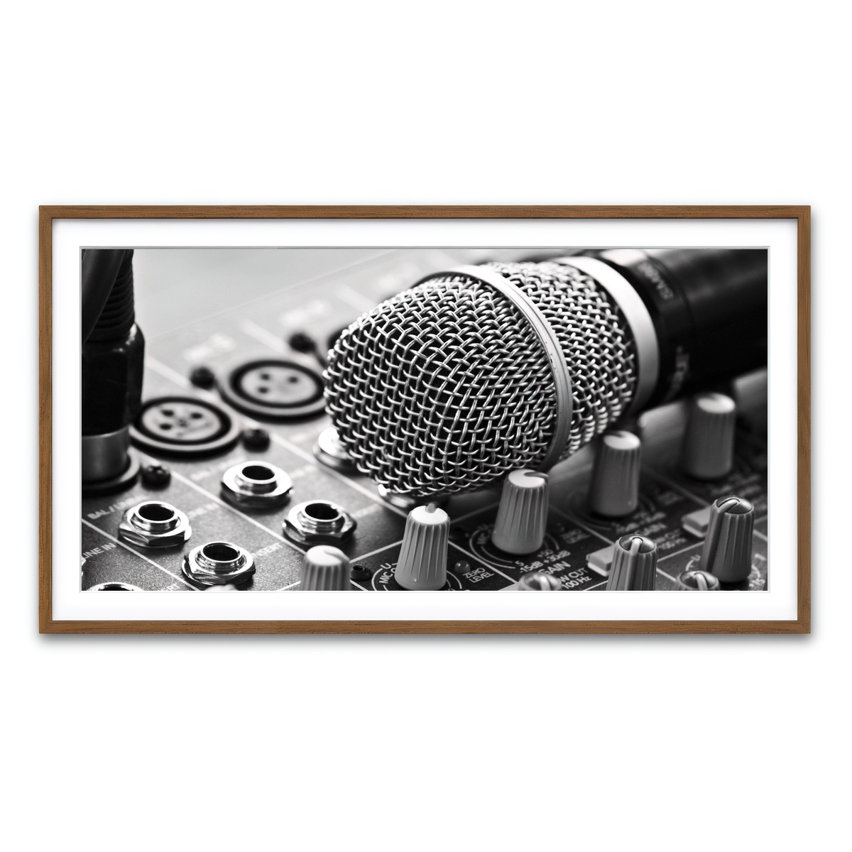 Framed Print 2x1 Walnut