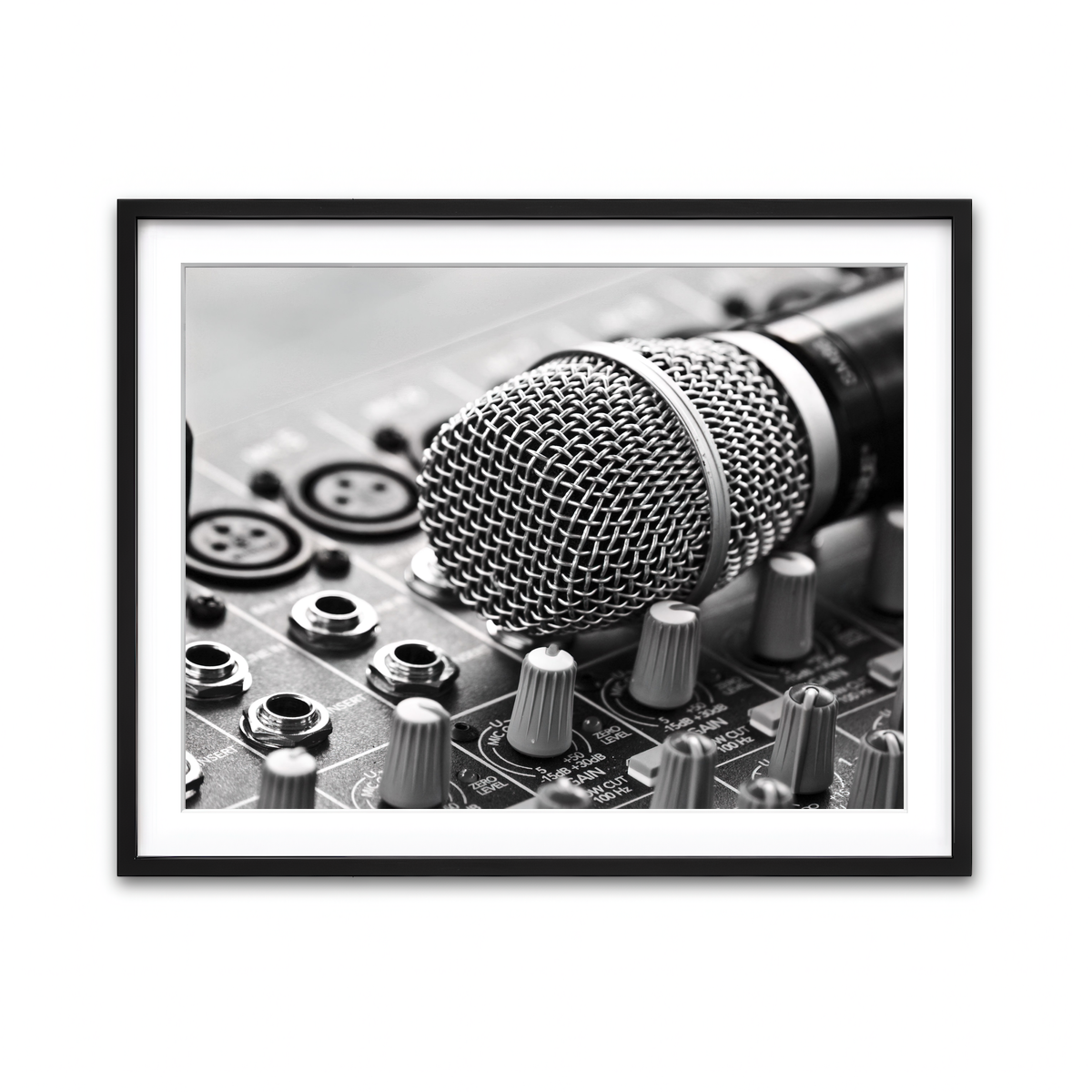 Framed Print 4x3 Black