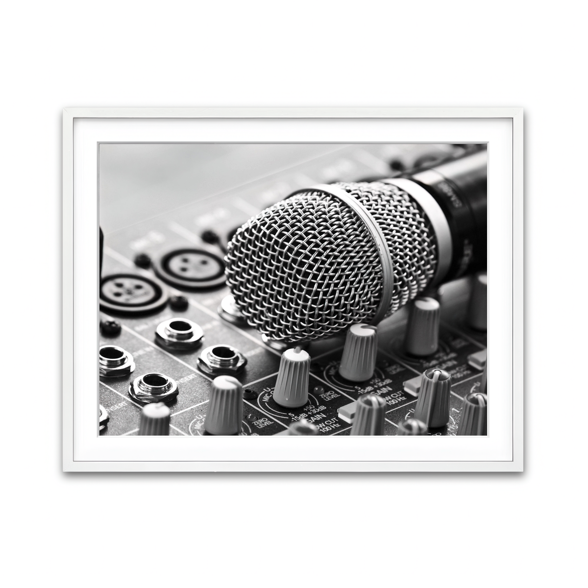 Framed Print 4x3 White