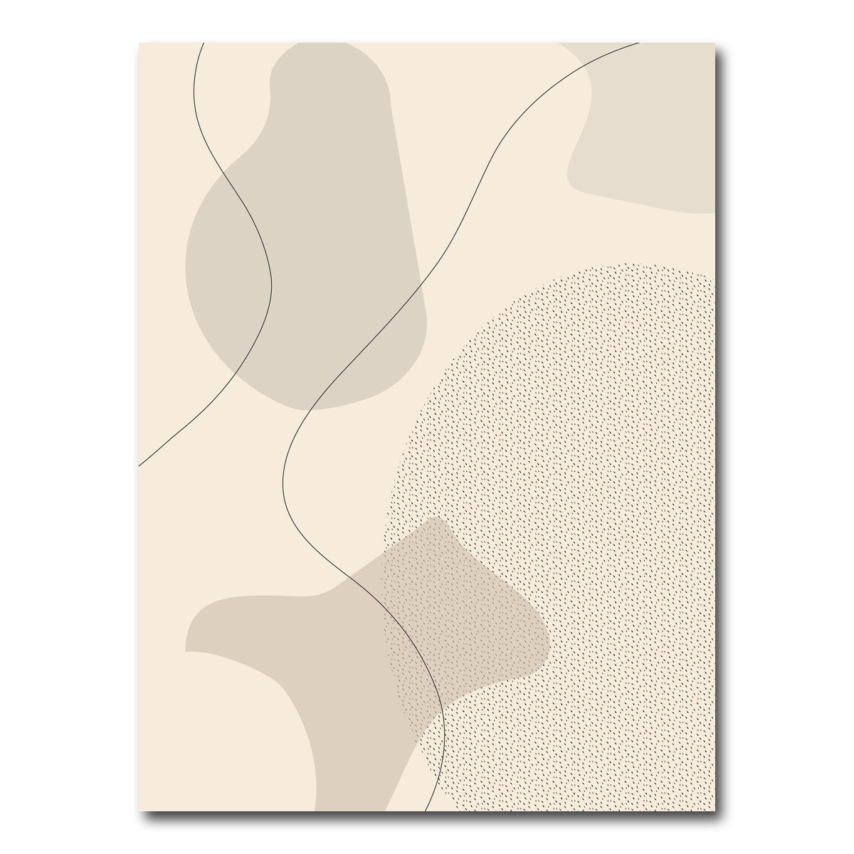 AUTO-MOCKUP WHITE | Mid-Century Modern No. 1 | 1 Piece | Gallery Wrap Canvas | group=3x4