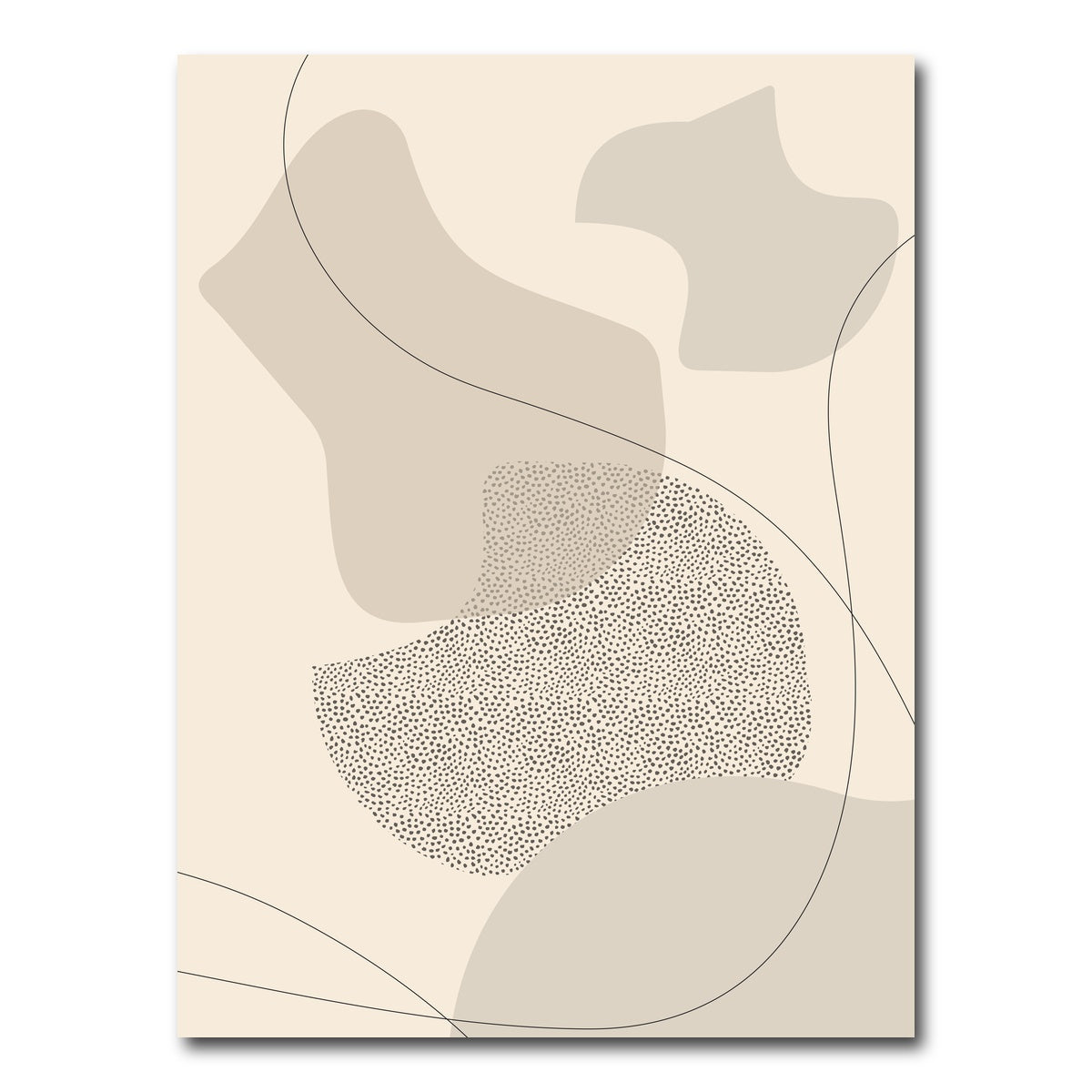AUTO-MOCKUP WHITE | Mid-Century Modern No. 2 | 1 Piece | Gallery Wrap Canvas | group=3x4