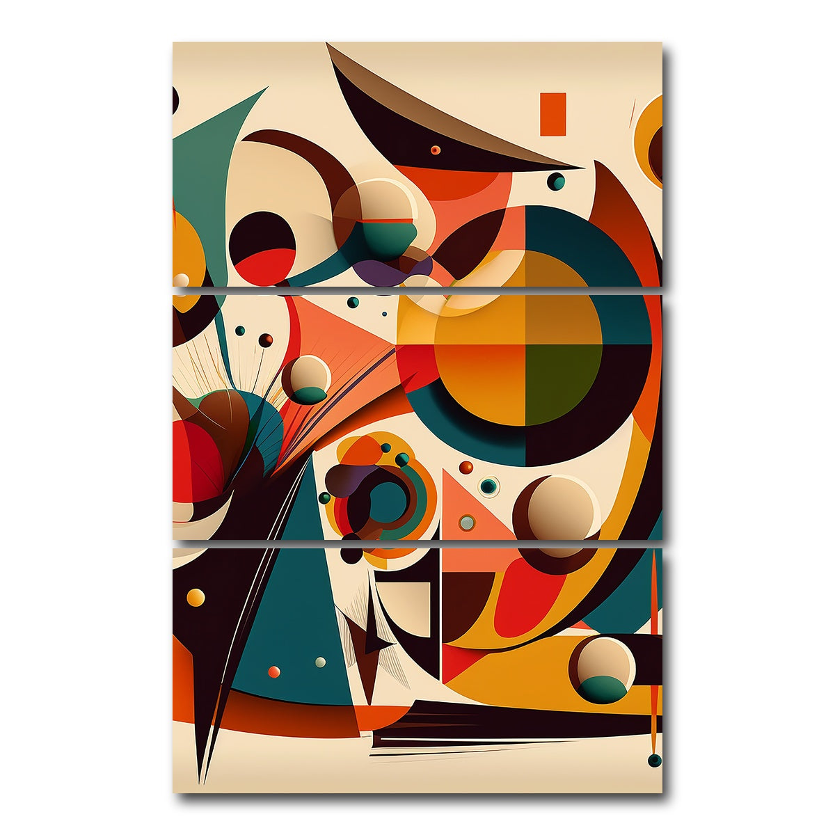 AUTO-MOCKUP WHITE | Mid Century Abstract S1 | 3 Piece | Gallery Wrap Canvas | group=12x24_stacked